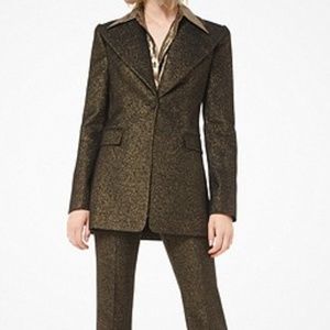 NEW Michael Kors Collection Metallic blazer